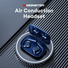 Monster XKO01 Earphone Bluetooth 5.3 Sport Ear Hood Wireless Headphones HiFi Stereo Noise Reduction Music Game Dual Mode Earbuds