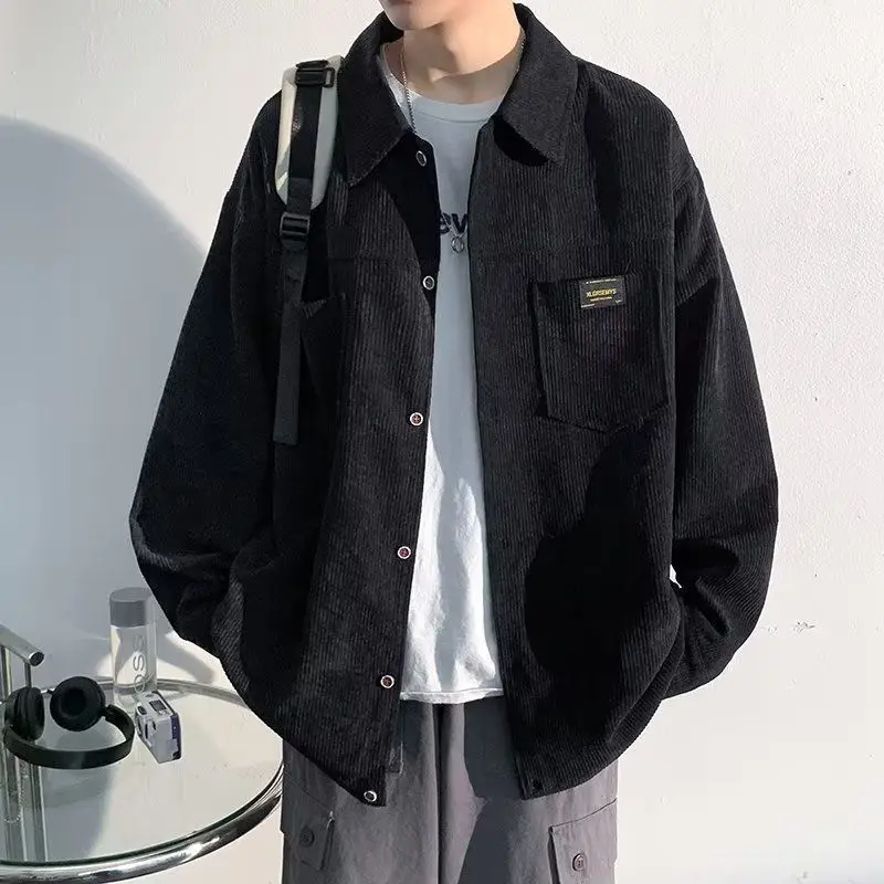 Black grey khaki Harajuku Long Sleeve Cardigan shirt men 2023 Spring autumn hip hop Casual oversized shirts mens tops
Black grey khaki Harajuku Long Sleeve Cardigan shirt men 2023 Spring autumn hip hop Casual oversized shirts mens tops