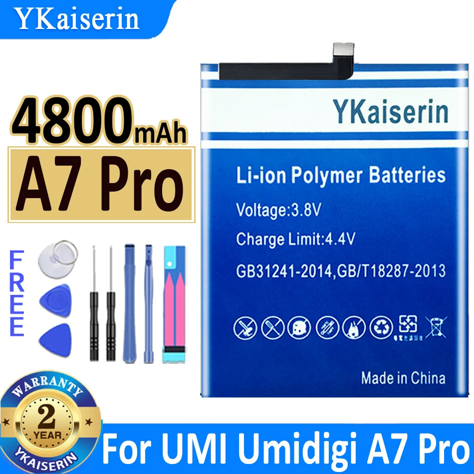 Аккумулятор ykaisin A 7 Pro 4800 мАч для UMI Umidigi A7 Pro A7pro аккумулятор большой емкости
Аккумулятор ykaisin A 7 Pro 4800 мАч для UMI Umidigi A7 Pro A7pro аккумулятор большой емкости