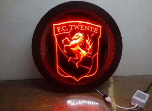 FC Twente Enschede Eredivisie RGB светодиодный многоцветный 3D-гравировка декоративный неоновый знак для спальни, вечеринки, Рождества, свадьбы и ночи.