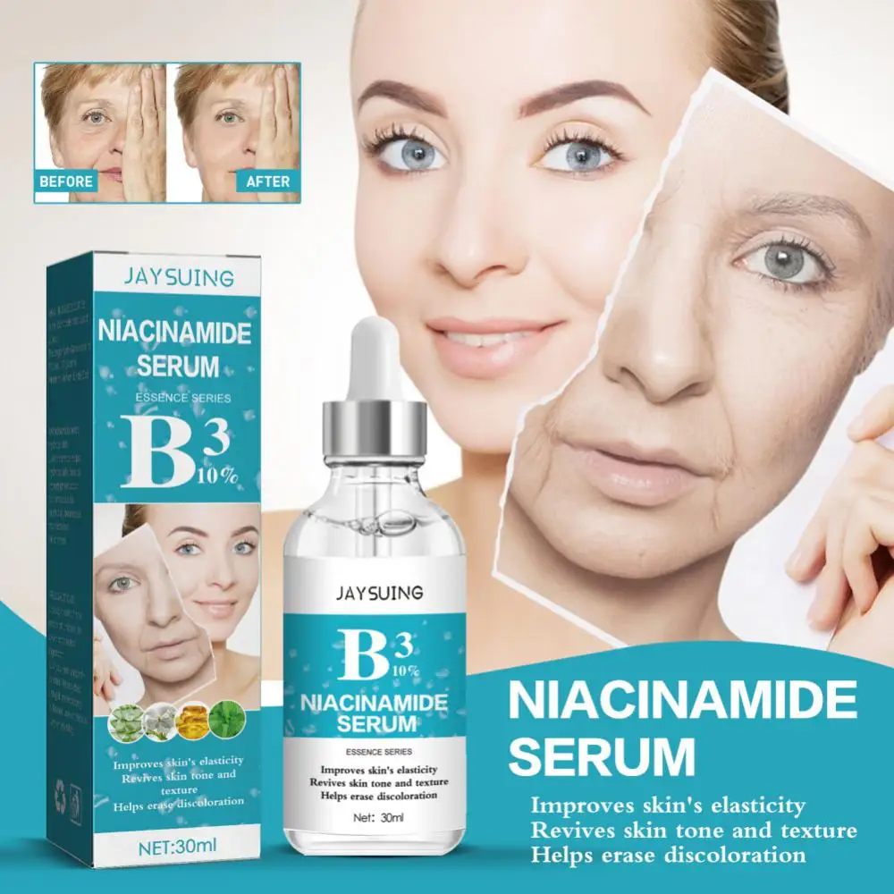 Niacinamide Сыворотка против морщин осветляет мелкие линии увлажняющая Антивозрастная увлажняющая подтягивающая кожа Осветляющий Уход за лицом
Niacinamide Сыворотка против морщин осветляет мелкие линии увлажняющая Антивозрастная увлажняющая подтягивающая кожа Осветляющий Уход за лицом
