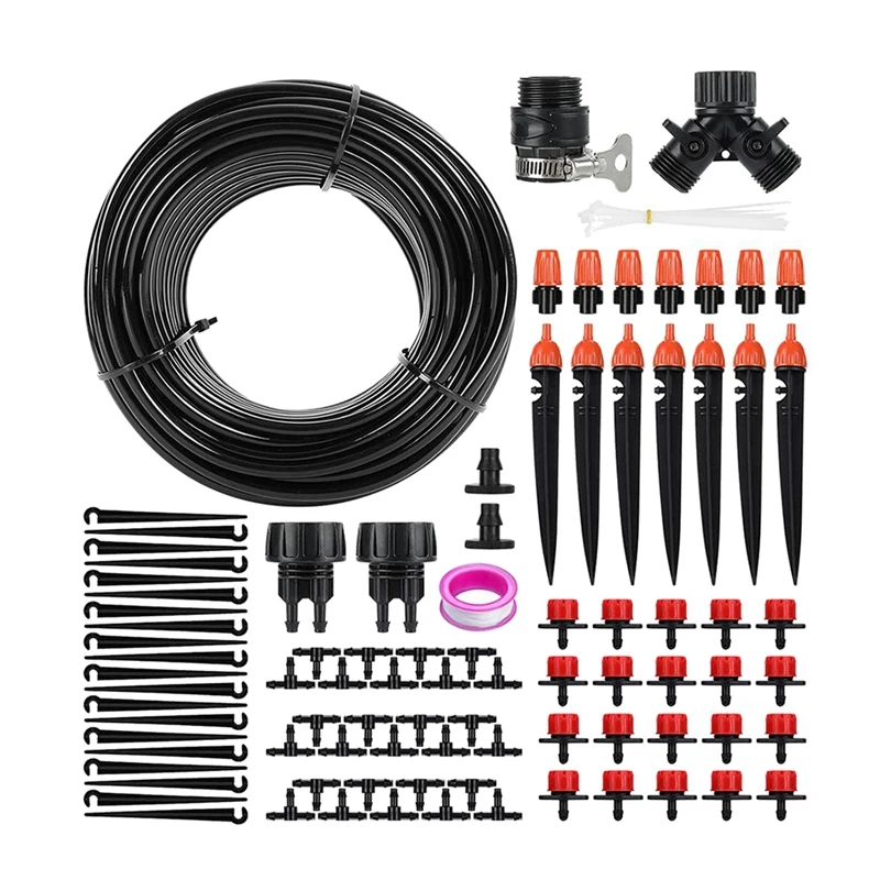 Garden Irrigation System Drip Irrigation Kit,Adjustable Automatic Drip Irrigation Kit For Garden Greenhouse,Patio Plants
Garden Irrigation System Drip Irrigation Kit,Adjustable Automatic Drip Irrigation Kit For Garden Greenhouse,Patio Plants