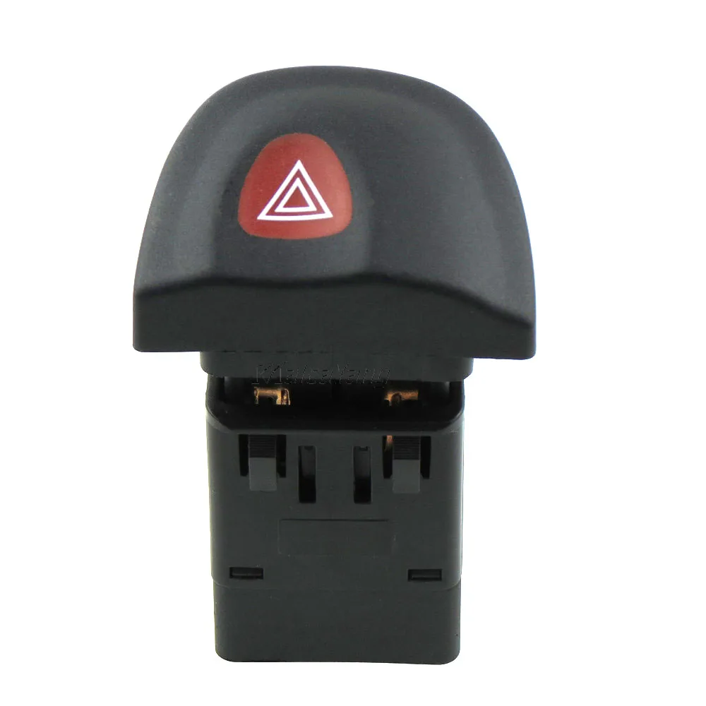 

Emergency Hazard Warning Indicator Light Switch Button 8 Pins 7700435867 For Renault Megane I MK1 Double Flash Lights Auto Parts