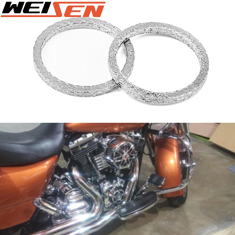 Motorcycle Exhaust Pipe Header Gasket Kits For Harley Davidson Touring Sportster Softail Dyna 883 1200 1984-2022
Motorcycle Exhaust Pipe Header Gasket Kits For Harley Davidson Touring Sportster Softail Dyna 883 1200 1984-2022