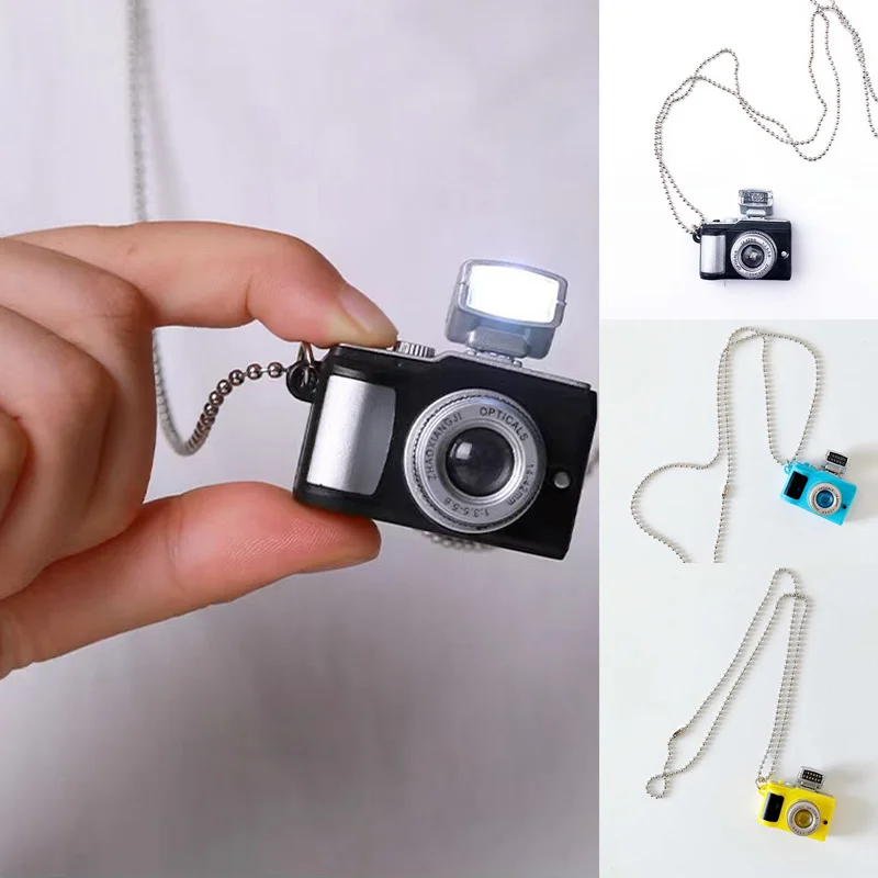 Punk Flash Camera Pendant Necklaces Popular Music Luminous Retro Small Camera Link Chain Necklace Women Men Fashion Jewelry
Punk Flash Camera Pendant Necklaces Popular Music Luminous Retro Small Camera Link Chain Necklace Women Men Fashion Jewelry