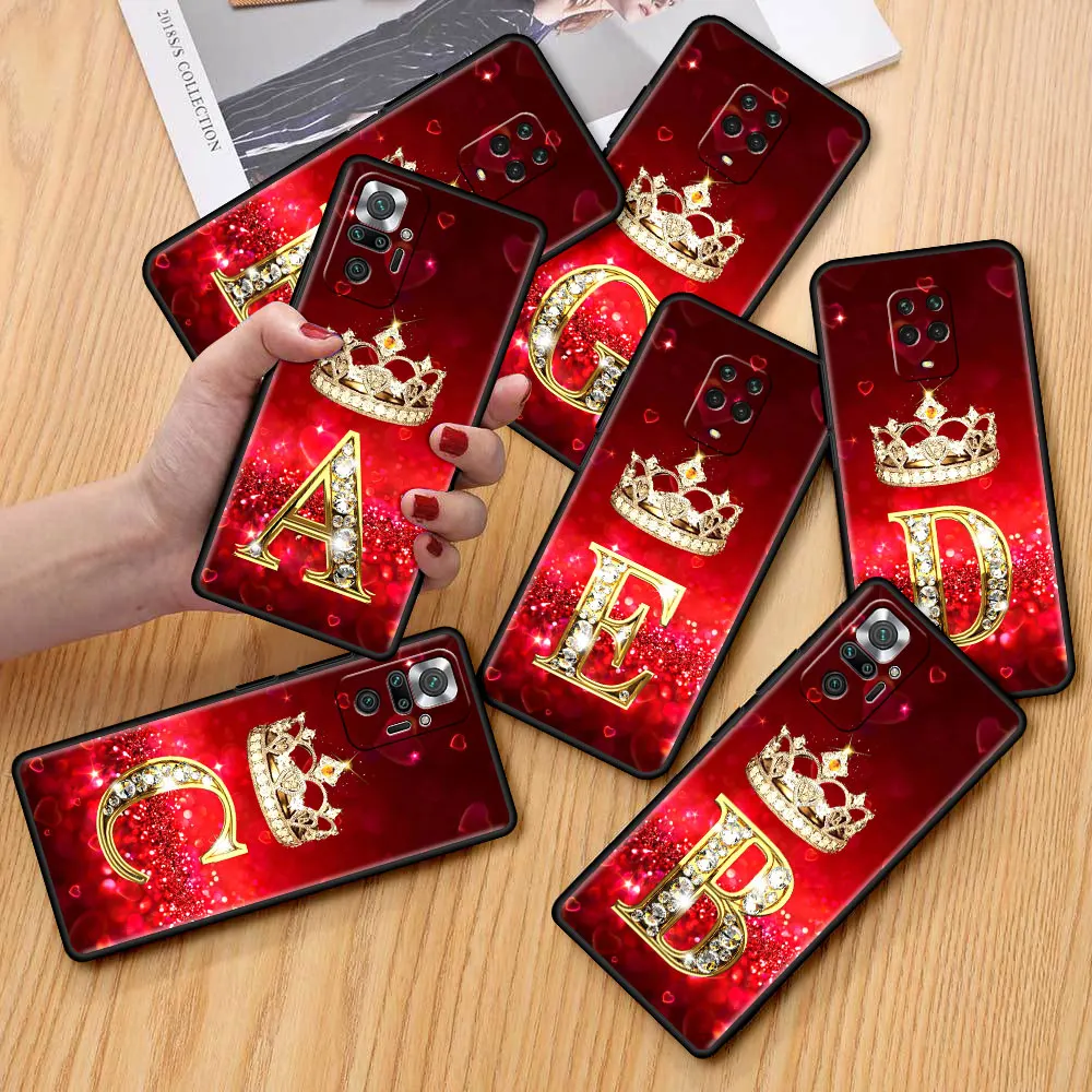 Case for Xiaomi Redmi 9S 9 8 10 11 Pro K40 9C 9A 8T 7 9T 7A 8A Black Soft Silicone Phone Cover Shell Red Diamonds Letter
Case for Xiaomi Redmi 9S 9 8 10 11 Pro K40 9C 9A 8T 7 9T 7A 8A Black Soft Silicone Phone Cover Shell Red Diamonds Letter