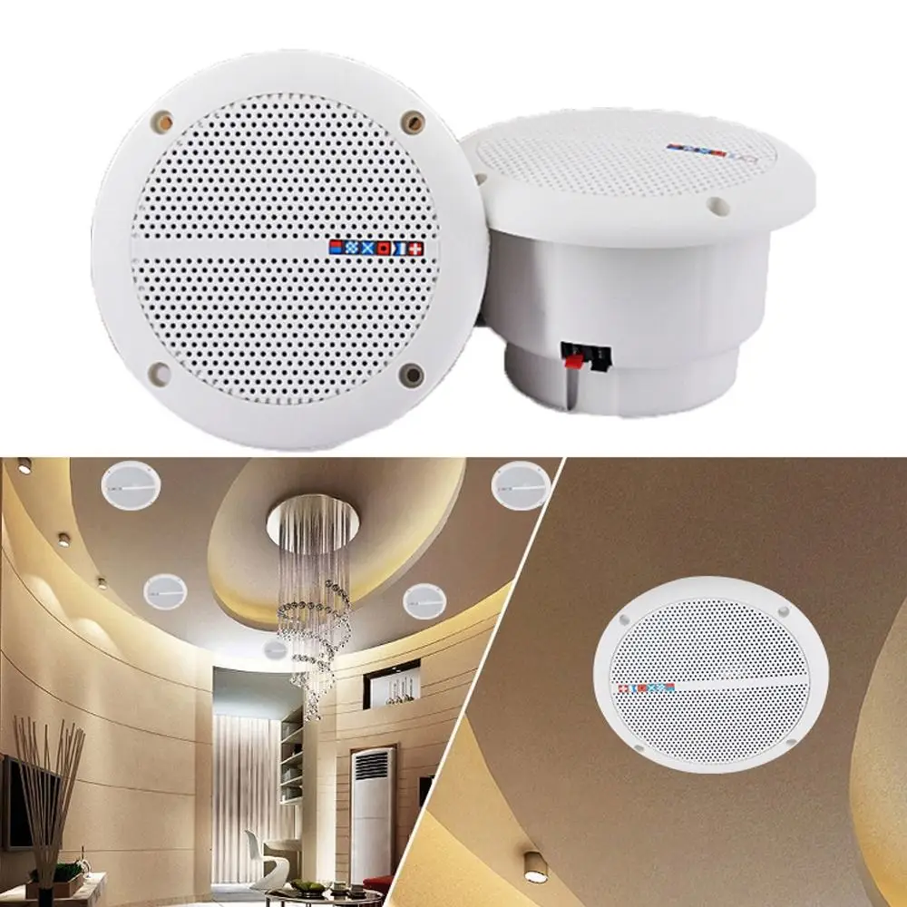 1 pair DB: 87dB 2-way Speakers Universal Waterproof White Boat Ceiling Speakers Marine Boat Ceiling 25W Boat Wall Speakers Home
1 pair DB: 87dB 2-way Speakers Universal Waterproof White Boat Ceiling Speakers Marine Boat Ceiling 25W Boat Wall Speakers Home