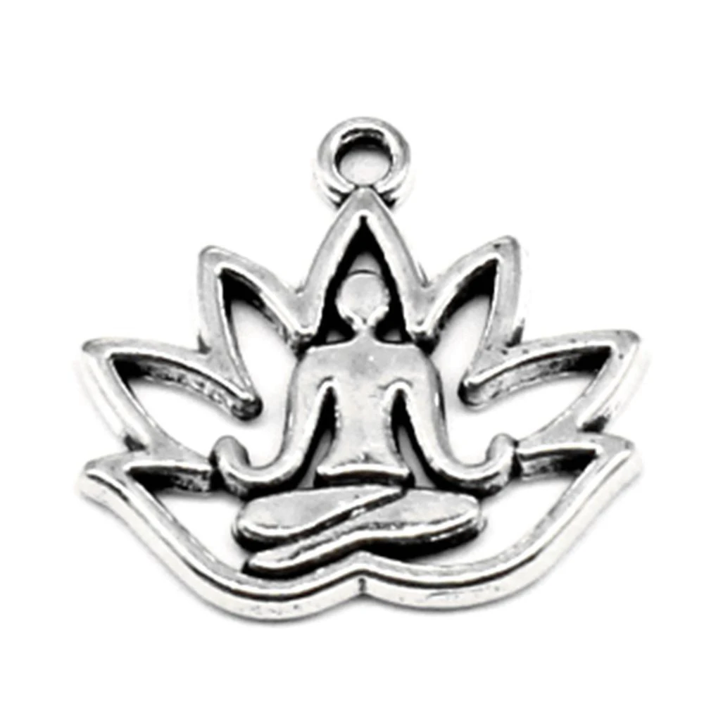 100pcs Wholesale Jewelry Lots Lotus Buddha Charms Pendant Supplies For Jewelry Materials 17x18mm
100pcs Wholesale Jewelry Lots Lotus Buddha Charms Pendant Supplies For Jewelry Materials 17x18mm