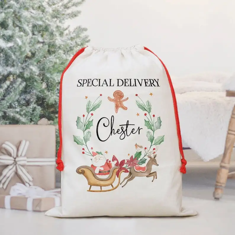 Персонализированная Рождественская сумка, Рождественская Подарочная сумка с изображением оленя Санты, Рождественская сумка, Рождественск...
Персонализированная Рождественская сумка, Рождественская Подарочная сумка с изображением оленя Санты, Рождественская сумка, Рождественск...