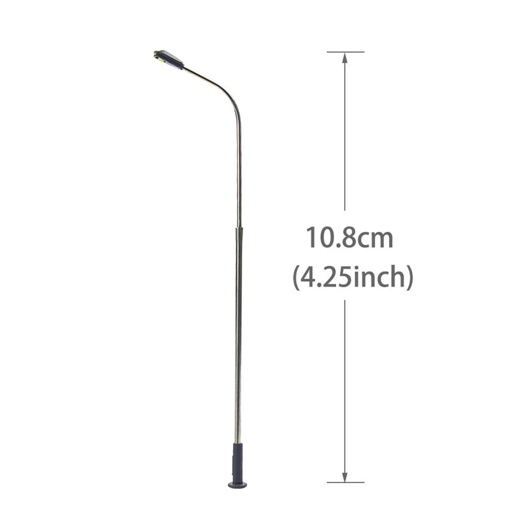 10Pcs Model Railway Lamps Warm White HO Scale Lamps Post 1:87 Street Light Building Layout Train Scenery Garden Decor
10Pcs Model Railway Lamps Warm White HO Scale Lamps Post 1:87 Street Light Building Layout Train Scenery Garden Decor