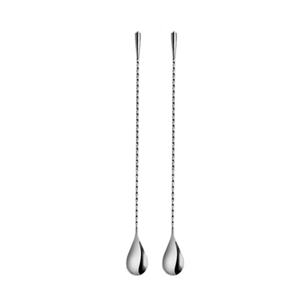2* Mixing Spoon And Easy To Use Stainless Steel Total Length 30/40 Cm 2 Pcs Bar Spoon Cocktail Mixing Stirrers
2* Mixing Spoon And Easy To Use Stainless Steel Total Length 30/40 Cm 2 Pcs Bar Spoon Cocktail Mixing Stirrers