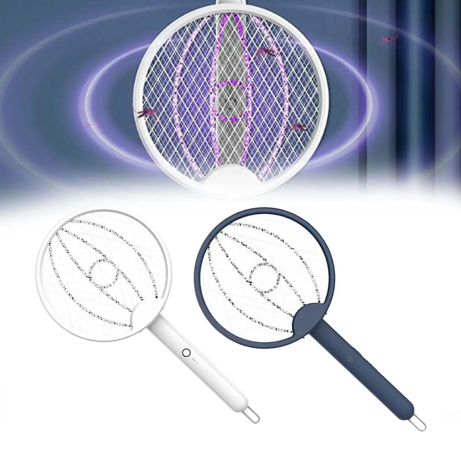 USB Rechargeable Fly Killer Racket Swatter Electric Foldable Safety Bug Zapper 3 in 1 Swatter Killer for Kitchen Home
USB Rechargeable Fly Killer Racket Swatter Electric Foldable Safety Bug Zapper 3 in 1 Swatter Killer for Kitchen Home
