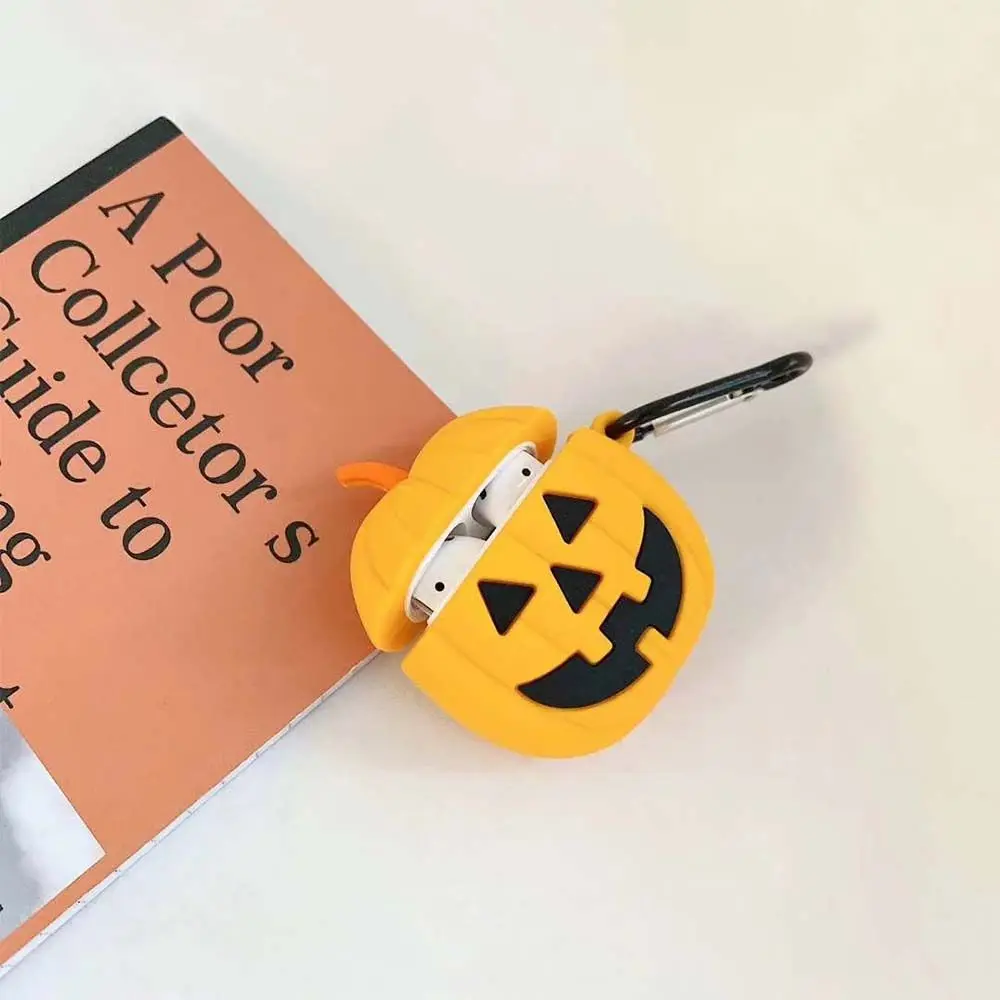 Wireless Earphone Silicone Protective Box Halloween Earphone Protective Pumpkin Earbuds Box Earphone Cover Airpods Case
Wireless Earphone Silicone Protective Box Halloween Earphone Protective Pumpkin Earbuds Box Earphone Cover Airpods Case