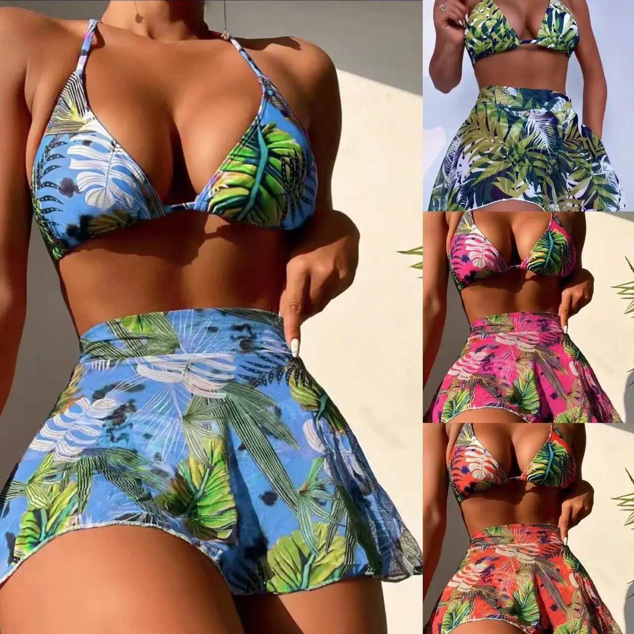 ARIS ALLEN Bikini 2022 Skirt Swimsuit Women Print Swimwear Female Halter String 3 Pieces Set Sexy Bathing Suit Swimming Suit
ARIS ALLEN Bikini 2022 Skirt Swimsuit Women Print Swimwear Female Halter String 3 Pieces Set Sexy Bathing Suit Swimming Suit