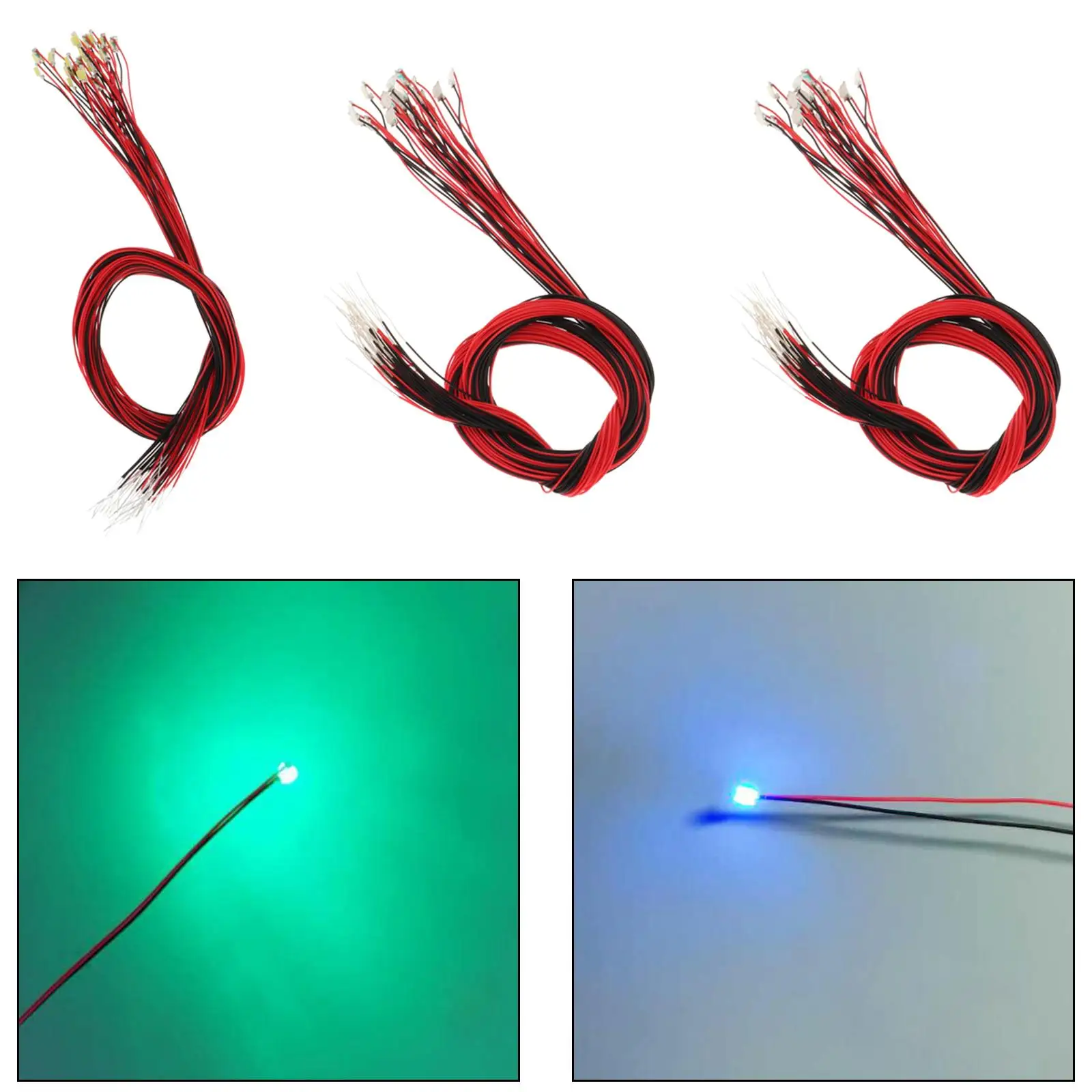 60 Pack of 30cm Led Lamp Wire Models Set for Miniature Street Buildings 
60 Pack of 30cm Led Lamp Wire Models Set for Miniature Street Buildings