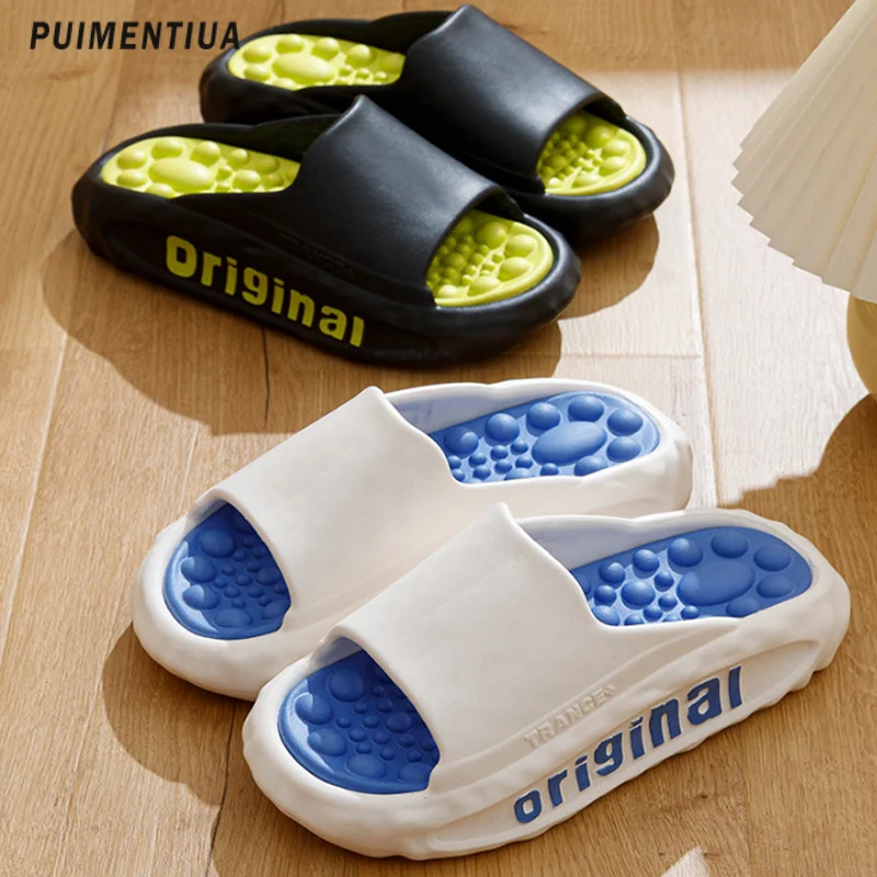 Men Massage Slippers Women Summer Home Bath Non-Slip Slides Couple Thick-Soled Indoor Outdoor Sandals Slippers Male Flip Flops
Men Massage Slippers Women Summer Home Bath Non-Slip Slides Couple Thick-Soled Indoor Outdoor Sandals Slippers Male Flip Flops