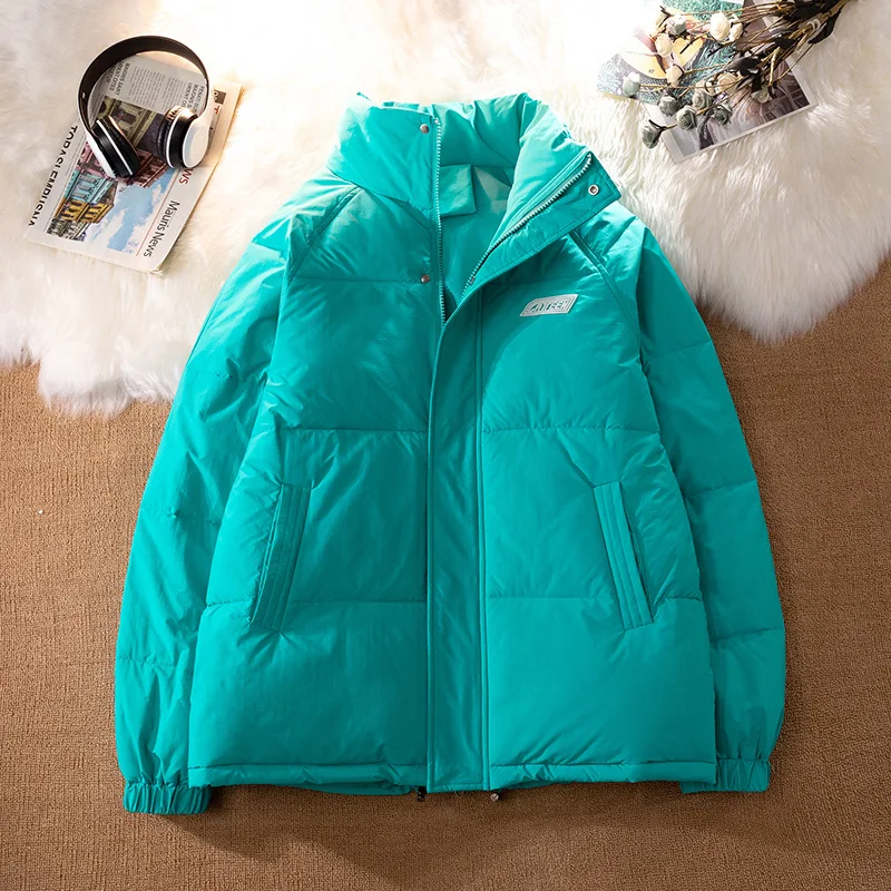 Winter Stand Collar Basic Cotton-padded Women Clothing Korean Loose Warm Preppy Style Short Women Coats New Simple Pocket Jacket
Winter Stand Collar Basic Cotton-padded Women Clothing Korean Loose Warm Preppy Style Short Women Coats New Simple Pocket Jacket