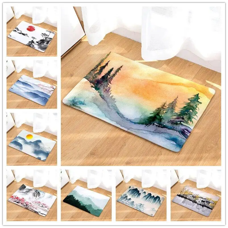 Внутренний напольный коврик, Противоскользящий коврик, китайская чернильная печать, для кухонной и входной двери Mat, дверной коврик
Внутренний напольный коврик, Противоскользящий коврик, китайская чернильная печать, для кухонной и входной двери Mat, дверной коврик