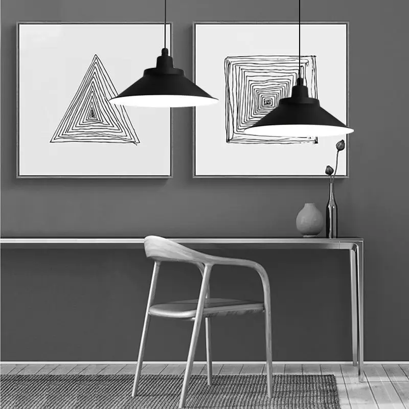 Simple and Aluminum Metal Pendant Light Triangle cover Modern Lamp Home Bar Store Lighting Engineering Ceiling Lights 220V
Simple and Aluminum Metal Pendant Light Triangle cover Modern Lamp Home Bar Store Lighting Engineering Ceiling Lights 220V