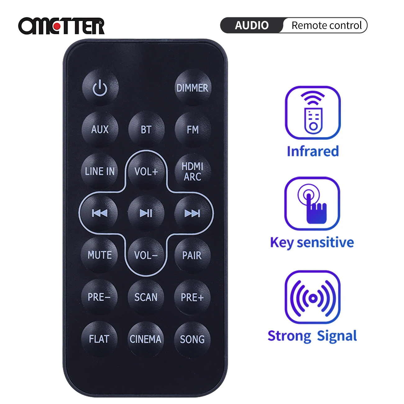 New Suitable for JBL Remote Control STV202CN Audio Soundbar Player Controller
New Suitable for JBL Remote Control STV202CN Audio Soundbar Player Controller