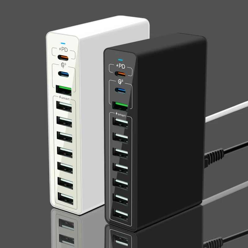 65W Multi Port Usb Type C Charger,QC 3.0 PD 20W Adapter,10/6/5 Multiple Ports Fast Phone Charging Station,For iPhone Samsung
65W Multi Port Usb Type C Charger,QC 3.0 PD 20W Adapter,10/6/5 Multiple Ports Fast Phone Charging Station,For iPhone Samsung