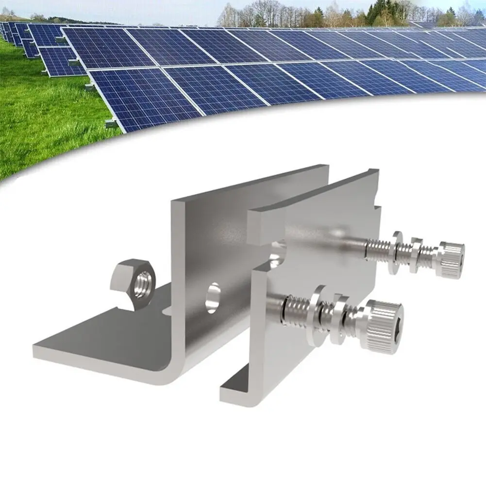 1pcs Stainless Steel A2 Roof Seam Clamp Standing Seam Roof PV Support Photovoltaic Solar Assembly Solar Power Supplies
1pcs Stainless Steel A2 Roof Seam Clamp Standing Seam Roof PV Support Photovoltaic Solar Assembly Solar Power Supplies