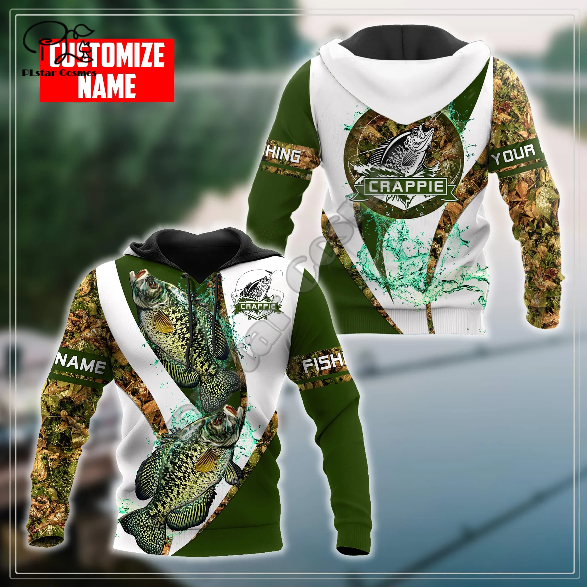 Customize Bass Tuna Trout Walleye Fishing Fisher Animal Retro Streetwear 3DPrint Harajuku Unisex Casual Funny Jacket Hoodies X17
Customize Bass Tuna Trout Walleye Fishing Fisher Animal Retro Streetwear 3DPrint Harajuku Unisex Casual Funny Jacket Hoodies X17