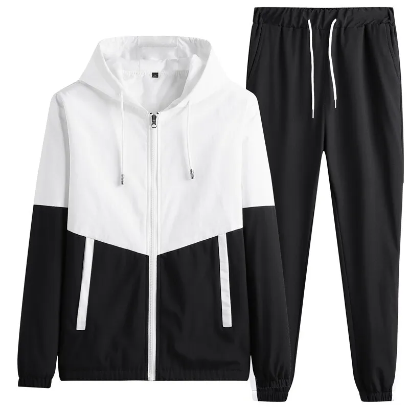 Leisure Sports Suit for Men2022Spring New Hooded Cardigan Coat Outerwear in Stock Wholesale Teen's Top
Leisure Sports Suit for Men2022Spring New Hooded Cardigan Coat Outerwear in Stock Wholesale Teen's Top