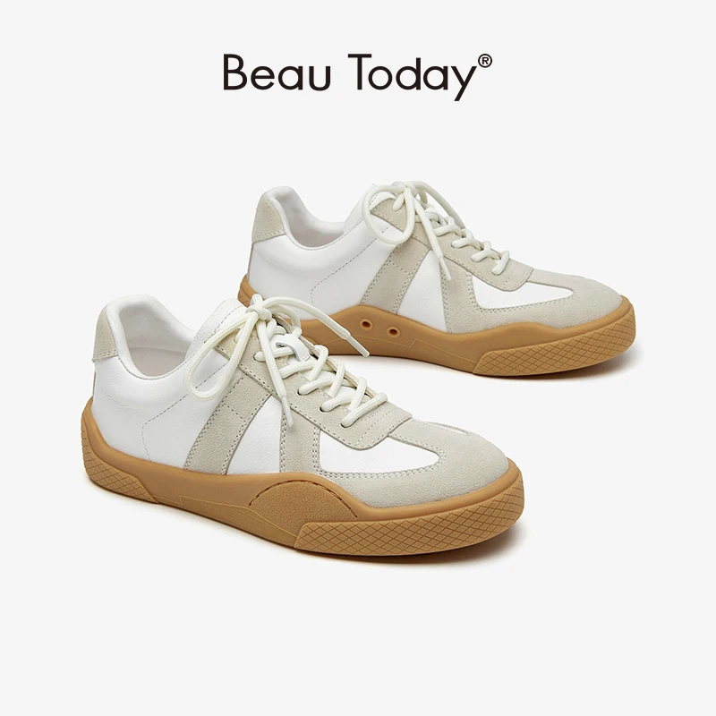 BeauToday Casual Trainers Women Genuine Cow Leather Patchwork Round Toe Mixed Colors Lace-up Spring Female Shoes Handmade 29826 
BeauToday Casual Trainers Women Genuine Cow Leather Patchwork Round Toe Mixed Colors Lace-up Spring Female Shoes Handmade 29826