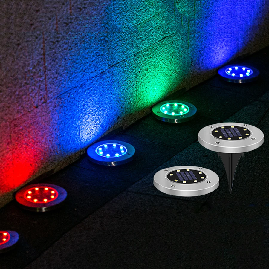 Solar Ground Lights 12LED Solar Puck Light Outdoor Solar Garden Lights Waterproof Disk Lights Patio Lawn Solar In-Ground Light
Solar Ground Lights 12LED Solar Puck Light Outdoor Solar Garden Lights Waterproof Disk Lights Patio Lawn Solar In-Ground Light