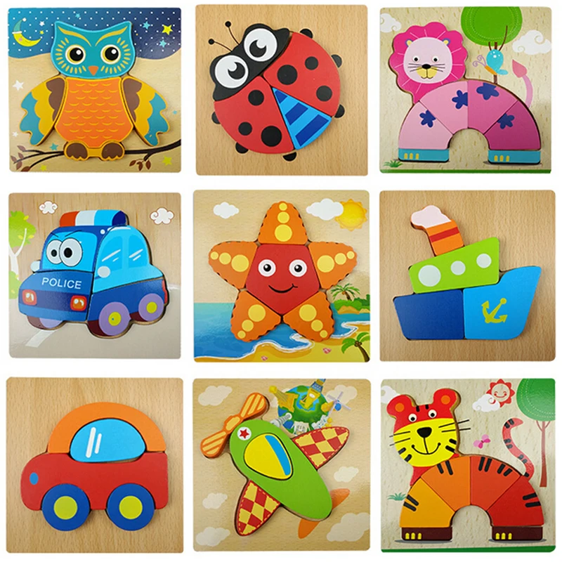 Three-Dimensional Colorful Wooden Puzzle Educational Toys Developmental Baby Toy Child Early Training Jigsaw Game
Three-Dimensional Colorful Wooden Puzzle Educational Toys Developmental Baby Toy Child Early Training Jigsaw Game