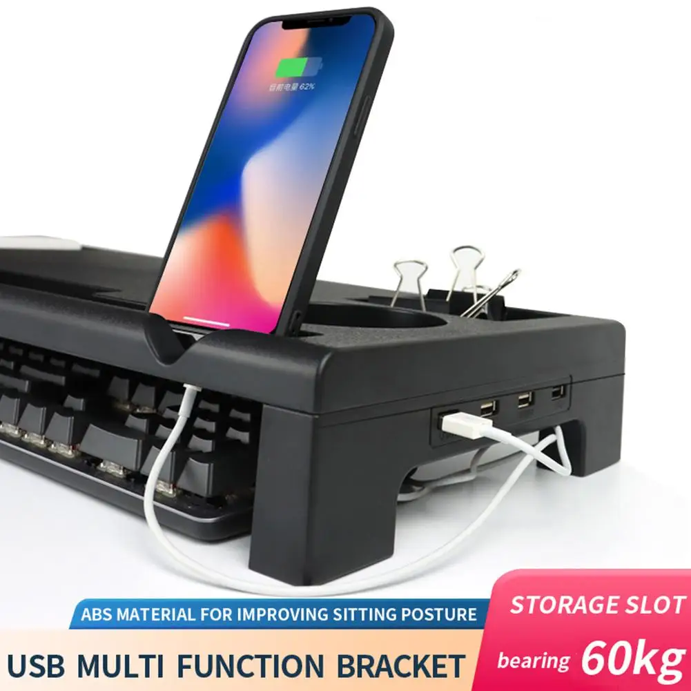 Monitor Stand Riser Computer Stand Desk Organizer With Usb Hub Extender Heightened Shelf For For Laptop Pc Printer
Monitor Stand Riser Computer Stand Desk Organizer With Usb Hub Extender Heightened Shelf For For Laptop Pc Printer