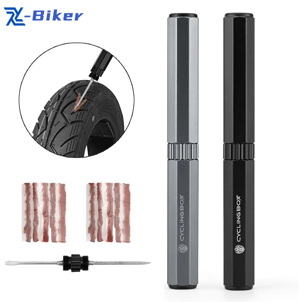 Bicycle Tubeless Tire Repair Tools Kit Mini MTB Road Bike Tyre Plug Puncture Flat Fix Patch Drill Portable Sealant Rubber Stripe
Bicycle Tubeless Tire Repair Tools Kit Mini MTB Road Bike Tyre Plug Puncture Flat Fix Patch Drill Portable Sealant Rubber Stripe