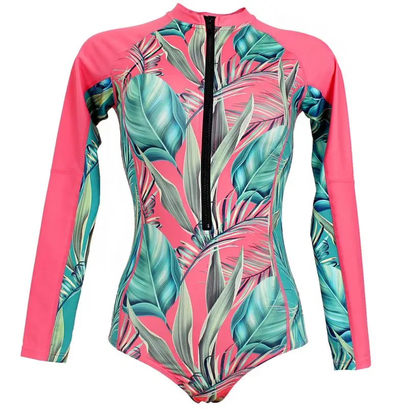 Women One Piece Swim Suit Sexy Long Sleeves Surf Suit Print Padded Vintage Monokini Sport Beach Wear Rashguards Summer Femmale
Women One Piece Swim Suit Sexy Long Sleeves Surf Suit Print Padded Vintage Monokini Sport Beach Wear Rashguards Summer Femmale