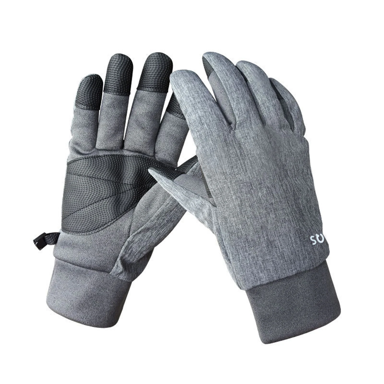 

Riding Split-finger Thin Gloves Skin Feel Surface Riding Tool for Cold Weather Outdoor Skiing and Cycling