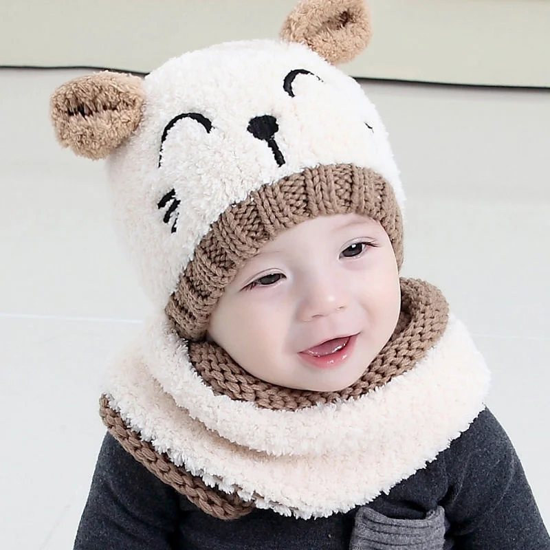 1-3 t Adorable Hotest Toddler Infant Baby Girls Boys Warm Hat Winter Hooded Scarf Ear Flap Knitted Cap Cute Gift Suit for
1-3 t Adorable Hotest Toddler Infant Baby Girls Boys Warm Hat Winter Hooded Scarf Ear Flap Knitted Cap Cute Gift Suit for