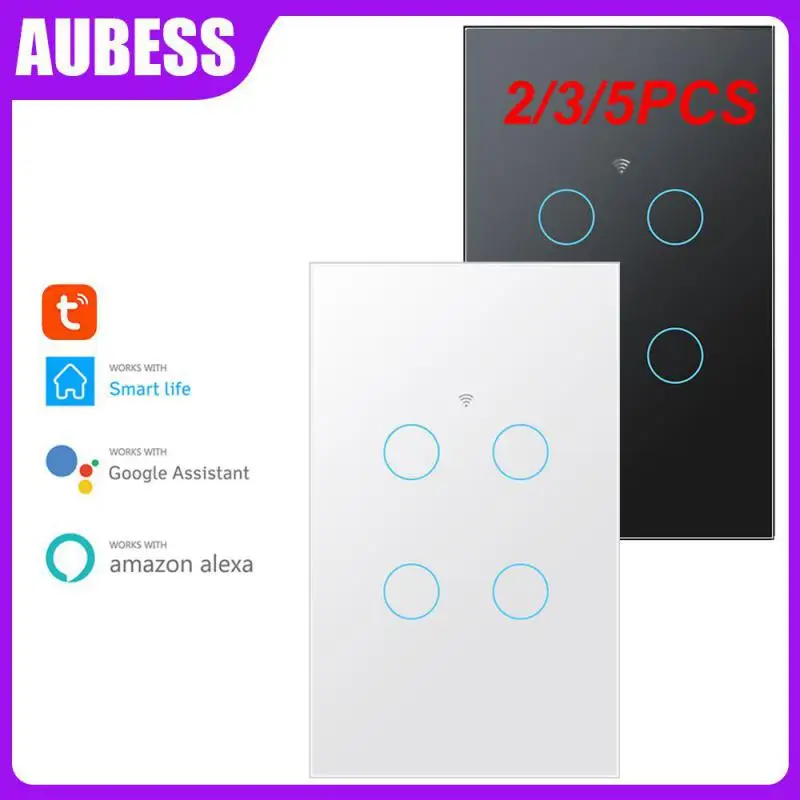 2/3/5PCS 1/2/3/4gang Smart Touch Switch Remote Control Wall Panel For Alexa And Google Home Assistant Smart Life 
2/3/5PCS 1/2/3/4gang Smart Touch Switch Remote Control Wall Panel For Alexa And Google Home Assistant Smart Life