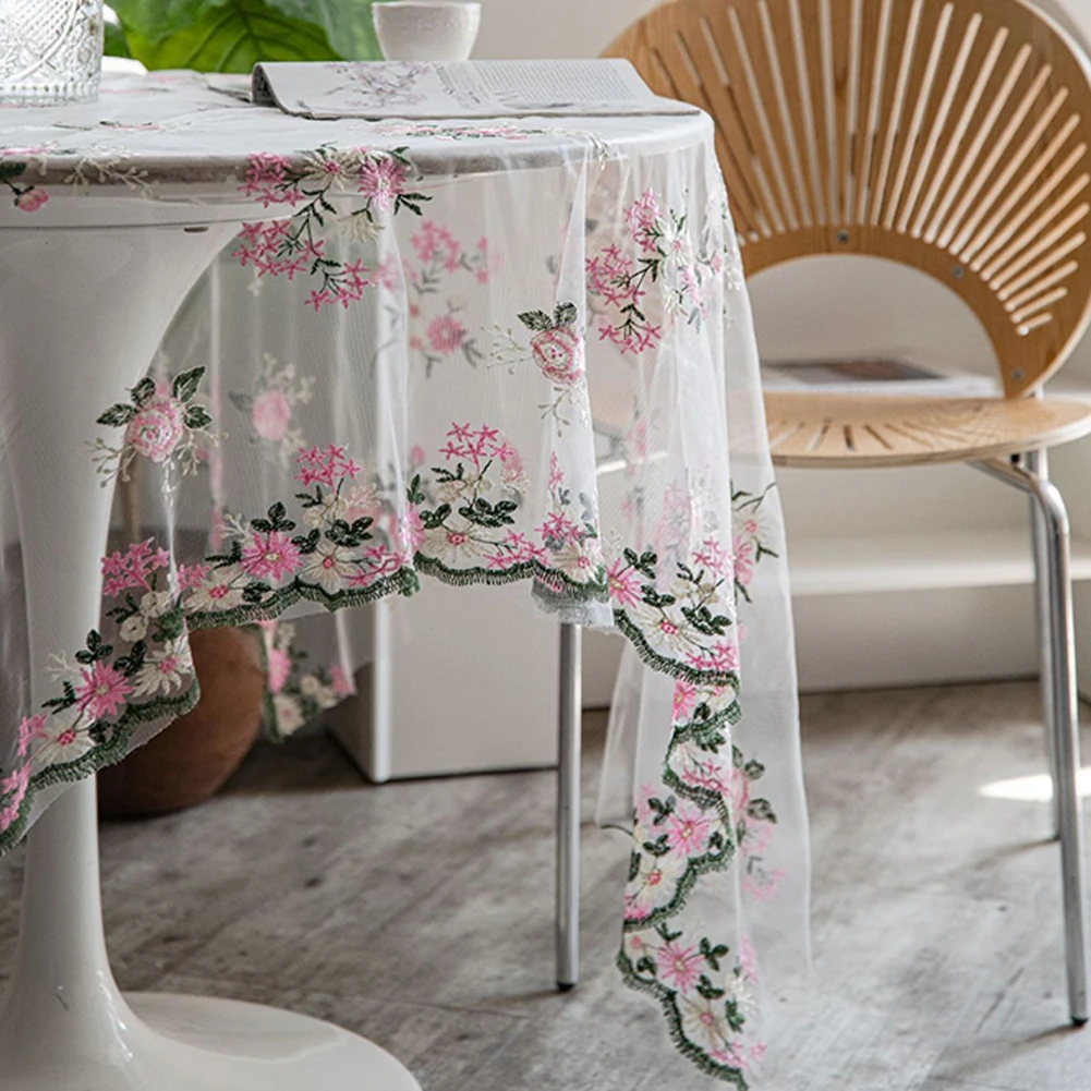 New Lace Tablecloth Exquisite Embroidered Decoration Tablecloth Wedding Party Table Cover Home Desktop Table Cloth Decorations
New Lace Tablecloth Exquisite Embroidered Decoration Tablecloth Wedding Party Table Cover Home Desktop Table Cloth Decorations
