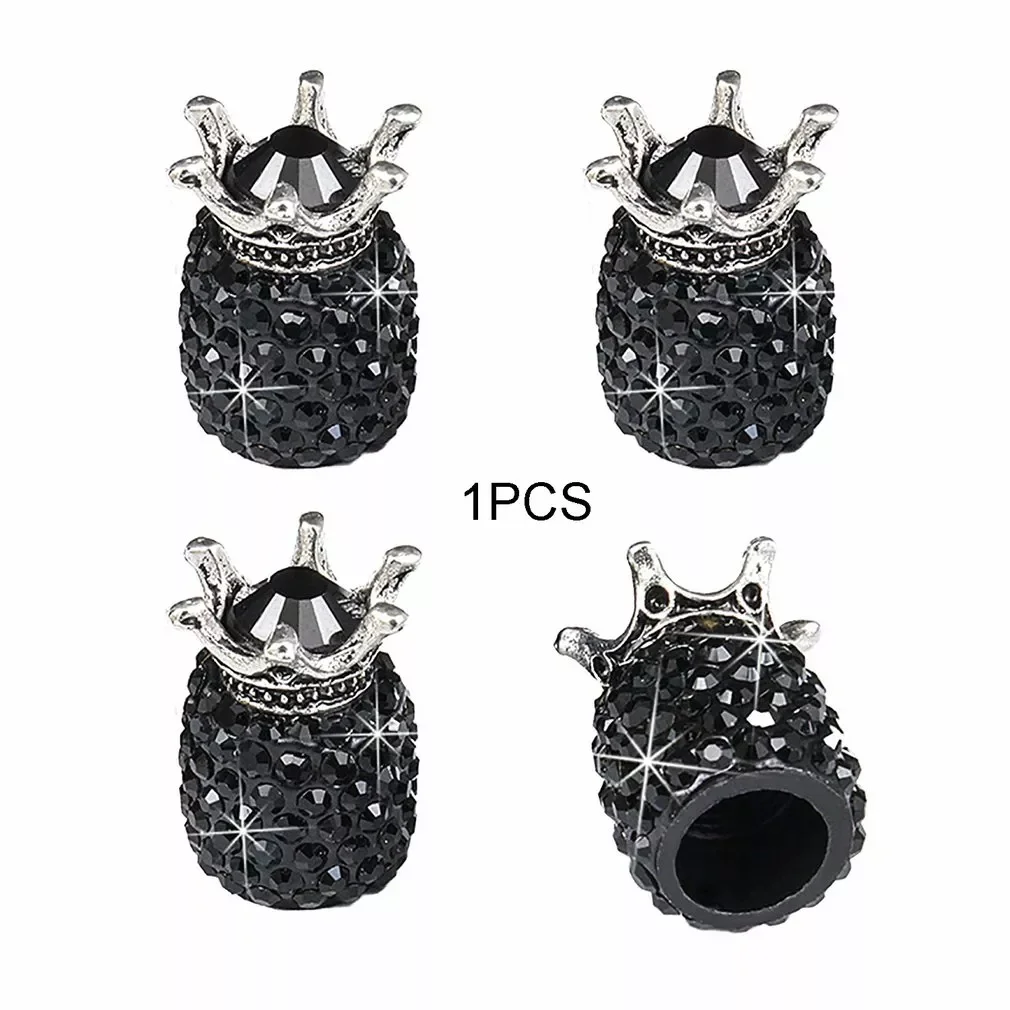 Creative Crown Diamond-studded Valve Cap Universal Valve Core Cap Full Of Diamonds Automotive Tire Valve Cap 
Creative Crown Diamond-studded Valve Cap Universal Valve Core Cap Full Of Diamonds Automotive Tire Valve Cap