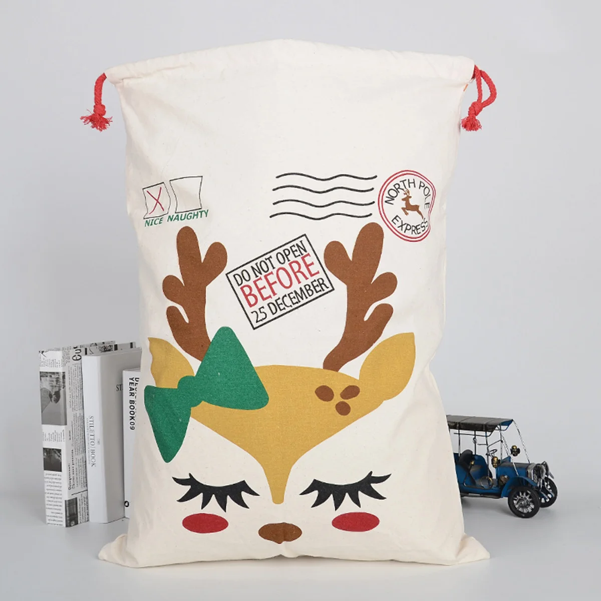 Personalised Christmas Candy Bag Cartoon Letter Printed Cotton Linen Xmas Gift Bags Large Drawstring Sacks 50x70cm
Personalised Christmas Candy Bag Cartoon Letter Printed Cotton Linen Xmas Gift Bags Large Drawstring Sacks 50x70cm