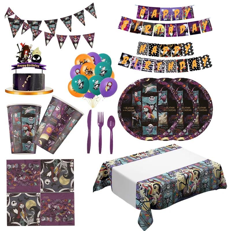 The Nightmare Before Christmas Birthday Party Kids Party Supplies Decorations Balloon Paper Cup Paper Baby Shower Children Gifts 
The Nightmare Before Christmas Birthday Party Kids Party Supplies Decorations Balloon Paper Cup Paper Baby Shower Children Gifts