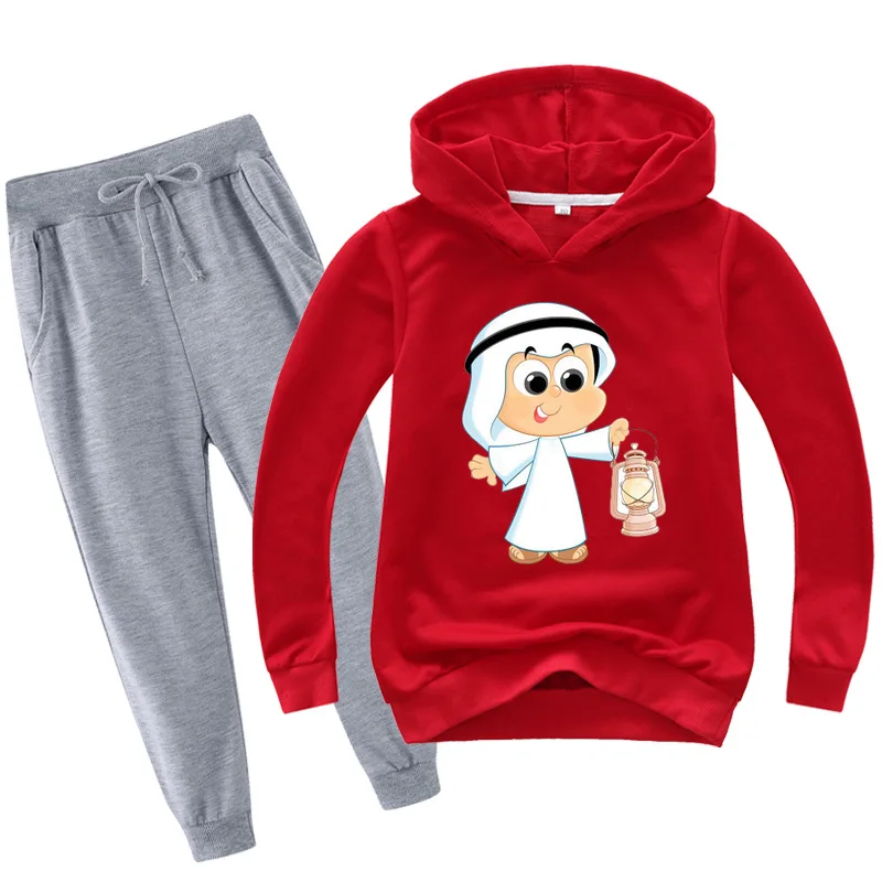 2022 Ramadan Clothes Kids Lovely Hoodies Boys Casual Hooded Sweatshirt+Pants 2pcs Sets Children's Clothing Toddler Girls Outfits
2022 Ramadan Clothes Kids Lovely Hoodies Boys Casual Hooded Sweatshirt+Pants 2pcs Sets Children's Clothing Toddler Girls Outfits