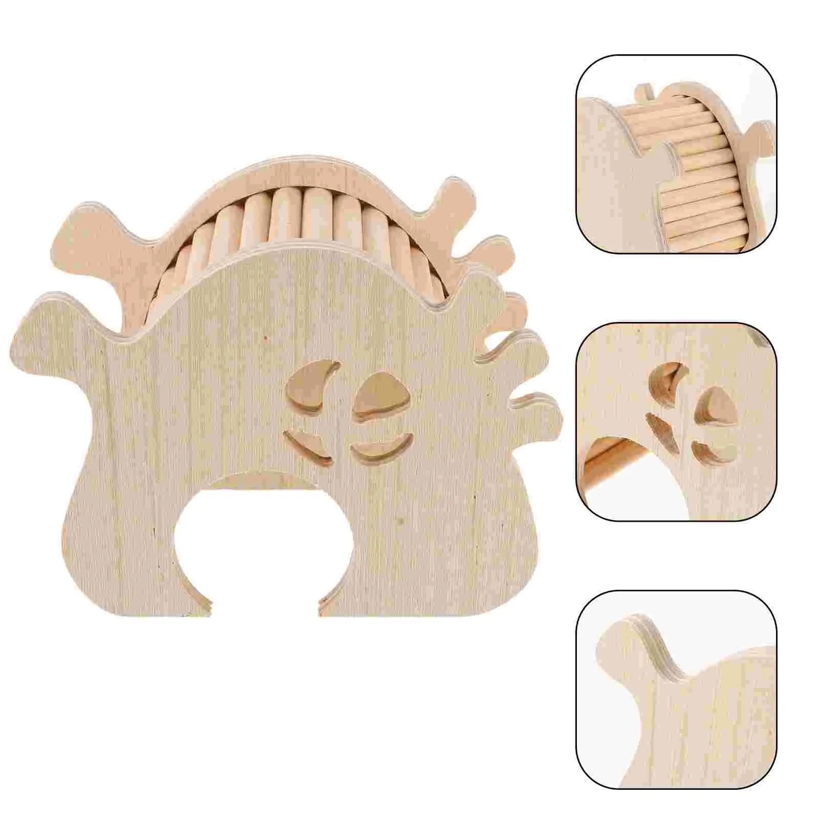 

Toy Guinea Hideout Wooden Wear-resistant Rat Hamster Delicate House Supplies Houses Hideouts Cage Adorable
