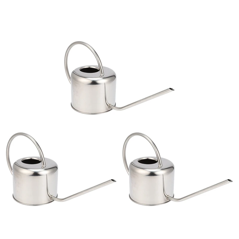 3X European Gardening Watering Can Pot Stainless Steel 900Ml Household Shower Pot Small Watering Flower
3X European Gardening Watering Can Pot Stainless Steel 900Ml Household Shower Pot Small Watering Flower