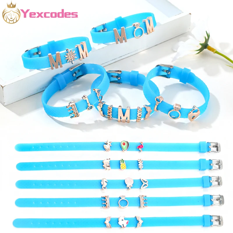 Specials Lake blue charm strap rubber children's bracelet DIY Unicorn Lollipop Birthday String Jewelry Boy Girl Bracelet Gifts
Specials Lake blue charm strap rubber children's bracelet DIY Unicorn Lollipop Birthday String Jewelry Boy Girl Bracelet Gifts