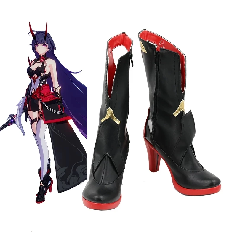 Аниме Honkai Impact 3 Райден Мэй Herrscher of Thunder костюмы для косплея обувь на высоком каблуке Необычные Короткие сапоги на заказ размер 
Аниме Honkai Impact 3 Райден Мэй Herrscher of Thunder костюмы для косплея обувь на высоком каблуке Необычные Короткие сапоги на заказ размер