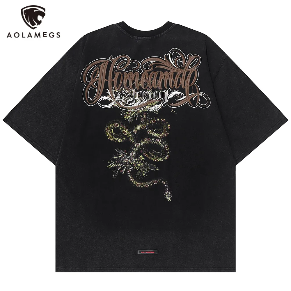 Aolamegs Men's Oversized T-Shirts Abstract Letter Dragon Graphic Print T Shirt Summer Hip Hop Top Tees Fashion Casual Streetwear
Aolamegs Men's Oversized T-Shirts Abstract Letter Dragon Graphic Print T Shirt Summer Hip Hop Top Tees Fashion Casual Streetwear