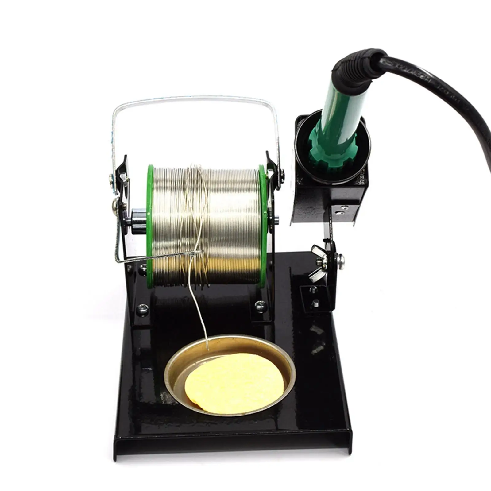 Heavy Duty Soldering Iron Stand Holder Support Station with Cleaning Sponge Welding Accessories Metal Base
Heavy Duty Soldering Iron Stand Holder Support Station with Cleaning Sponge Welding Accessories Metal Base
