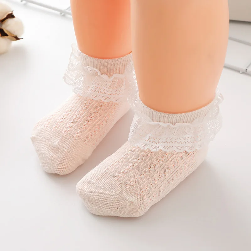 Lovely Baby Girl Socks Solid Color Lace Ruffle Soft Cotton Princess Newborn 0-12 Months Baby Socks Spring Summer New
Lovely Baby Girl Socks Solid Color Lace Ruffle Soft Cotton Princess Newborn 0-12 Months Baby Socks Spring Summer New