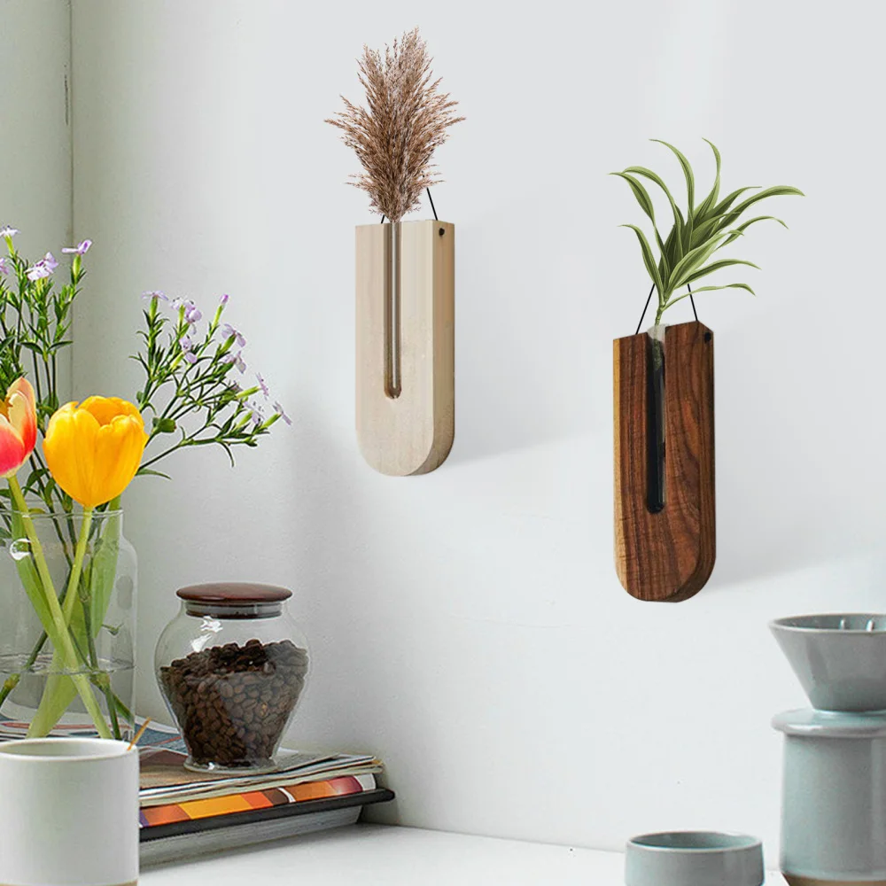 Wooden Hanging Flowerpot Multicolor 22 X 8.5 X 3cm Home Wall Decoration Artifact Creative Eco-Friendly Gift Durable Glass Vase
Wooden Hanging Flowerpot Multicolor 22 X 8.5 X 3cm Home Wall Decoration Artifact Creative Eco-Friendly Gift Durable Glass Vase